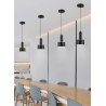 Lampa sufitowa AT7-1SZ-Black – loftowa metalowa wisząca