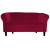 Sofa Milo MG31 czerwony – nogi venge
