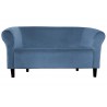 Sofa Milo MG33 niebieska nogi venge
