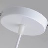 Lampa sufitowa AT8-1SZ-White – metalowy klosz i lite drewno