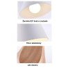 Lampa sufitowa AT8-1SZ-White – metalowy klosz i lite drewno