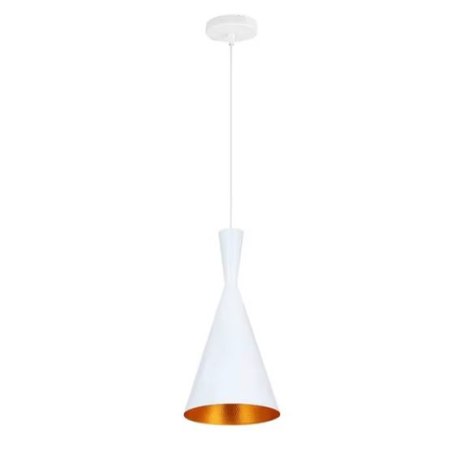 Lampa sufitowa metalowa klosz wisząca AT9-1SZ-White