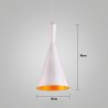 Lampa sufitowa AT9-1SZ-White – metalowy klosz wisząca