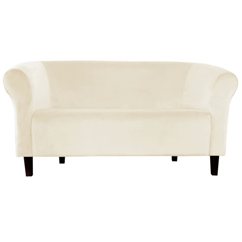 Sofa Milo MG50 kremowa z nogami venge