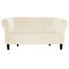 Sofa Milo MG50 kremowa z nogami venge