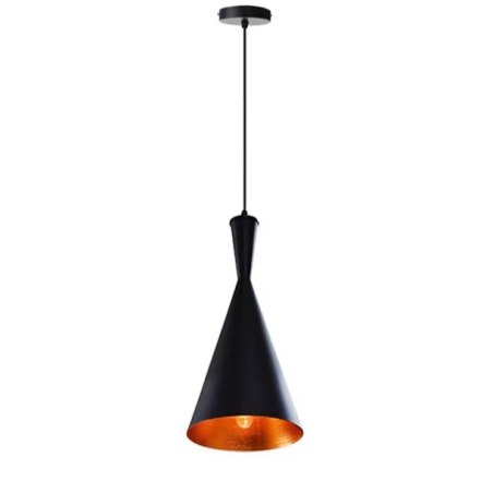 Lampa sufitowa metalowa klosz wisząca AT9-1SZ-Black