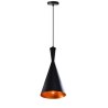 Lampa sufitowa AT9-1SZ-Black – metalowy klosz wisząca