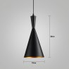 Lampa sufitowa AT9-1SZ-Black – metalowy klosz wisząca