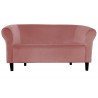 Sofa Milo MG58 róż indyjski, nogi venge
