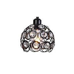 Lampa sufitowa AT10-3SZ-Black – ażurowe klosze z kryształkami