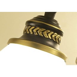 Lampa sufitowa AT11-3SZ-Black+White – szklany klosz metalowy