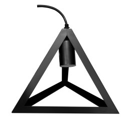 Lampa sufitowa AT13-3SZ-Black – loftowa trójkątna metalowa