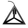 Lampa sufitowa AT13-3SZ-Black – loftowa trójkątna metalowa