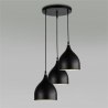 Lampa sufitowa AT17-3SZ-Black – loftowa metalowa wisząca