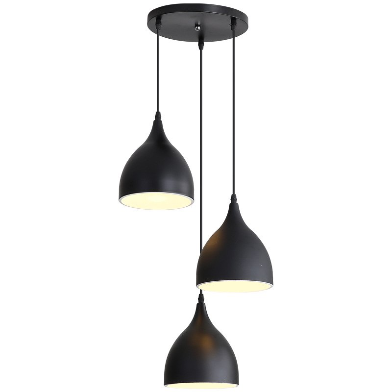 Lampa sufitowa AT17-3SZ-Black – loftowa metalowa wisząca
