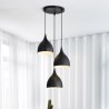 Lampa sufitowa AT17-3SZ-Black – loftowa metalowa wisząca