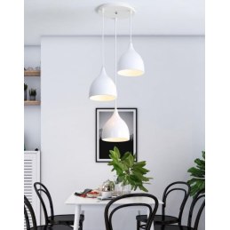 Lampa sufitowa AT17-3SZ-White – loftowa metalowa wisząca