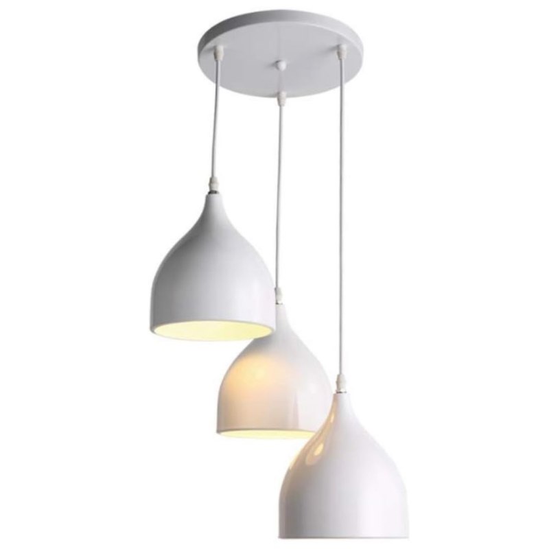 Lampa sufitowa AT17-3SZ-White – loftowa metalowa wisząca