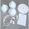 Lampa sufitowa AT17-3SZ-White – loftowa metalowa wisząca