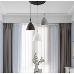 Lampa sufitowa AT18-3SZ-MIX – loftowa metalowa wisząca