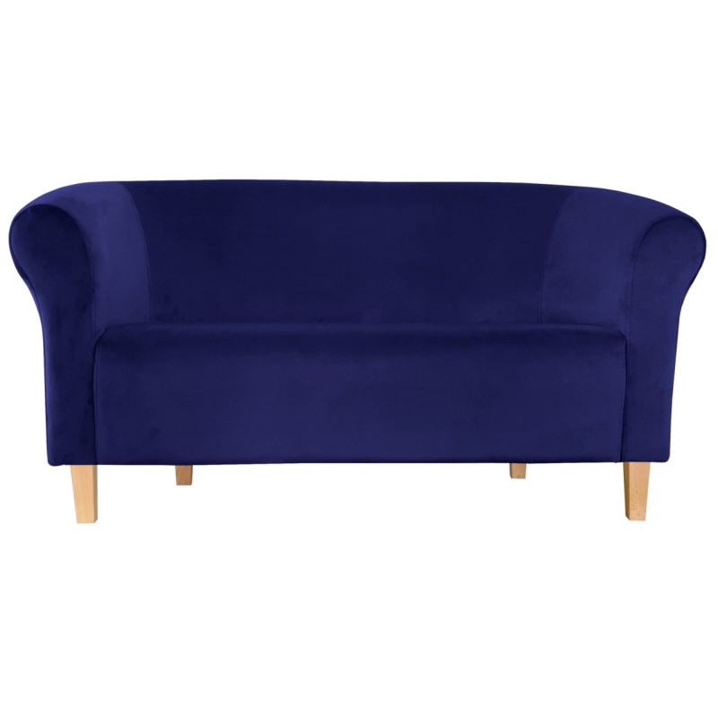 Sofa Milo MG16 granat Velvet nogi buk