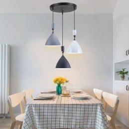 Lampa sufitowa AT18-3SZ-MIX – loftowa metalowa wisząca