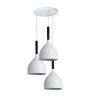Lampa sufitowa AT20-3SZ-White – nowoczesny metalowy klosz