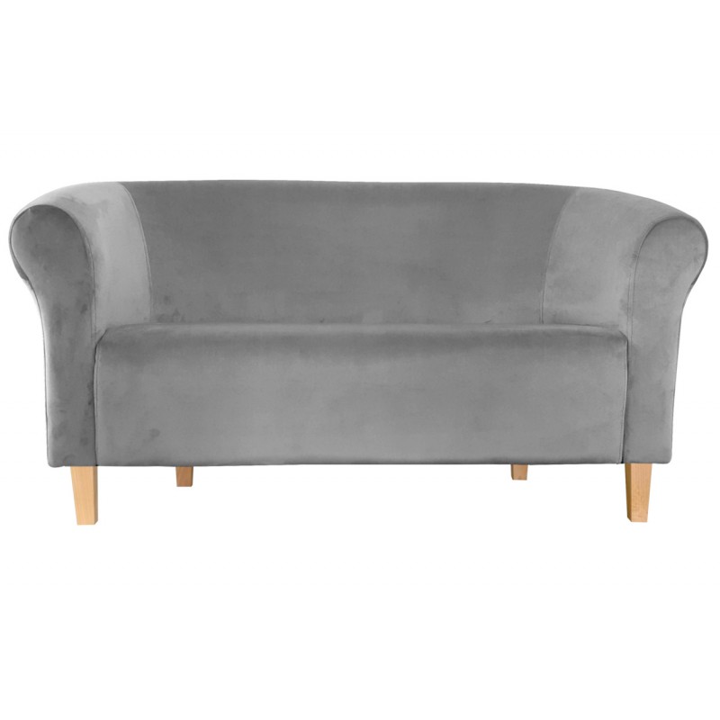 Sofa Milo MG17 szara, nogi buk 15 cm
