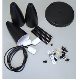 Lampa klosz AT22-3SZ-Black – styl loftowy i elegancja