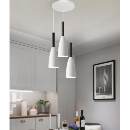 Lampa klosz AT23-3SZ-White – elegancka i nowoczesna