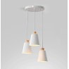 Lampa klosz drewniana AT25-3SZ-White – elegancka i nowoczesna