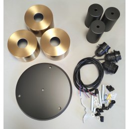 Lampa loftowa AT26-3SZ-Black+Gold – elegancja i styl