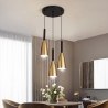 Lampa klosz AT27-3SZ-Gold+Black – elegancja i styl loft