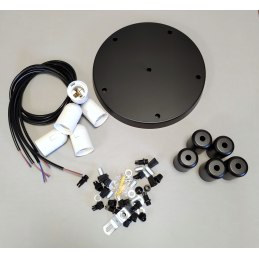 Lampa loft retro AT29-5SZ-Black – elegancja w stylu vintage