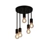 Lampa loft retro AT29-5SZ-Black – elegancja w stylu vintage