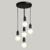 Lampa loft retro AT29-5SZ-Black – elegancja w stylu vintage