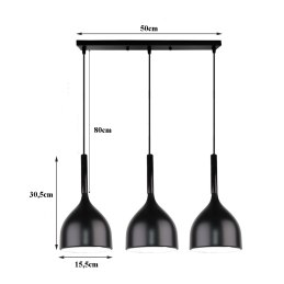 Lampa loftowa AT30-3SZ-Black – elegancka i nowoczesna