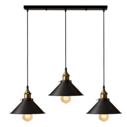 Lampa retro AT32-3SZ-Black – stylowa lampa loftowa