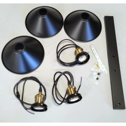 Lampa retro AT32-3SZ-Black – stylowa lampa loftowa