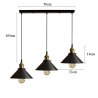 Lampa retro AT32-3SZ-Black – stylowa lampa loftowa