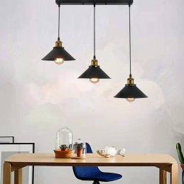 Lampa retro AT32-3SZ-Black – stylowa lampa loftowa