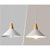Lampa klosz drewniana AT33-3SZ-White – elegancja i styl