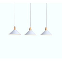 Lampa klosz drewniana AT33-3SZ-White – elegancja i styl