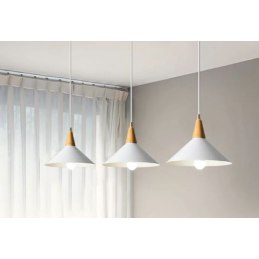 Lampa klosz drewniana AT33-3SZ-White – elegancja i styl