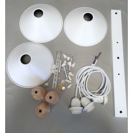 Lampa klosz drewniana AT33-3SZ-White – elegancja i styl