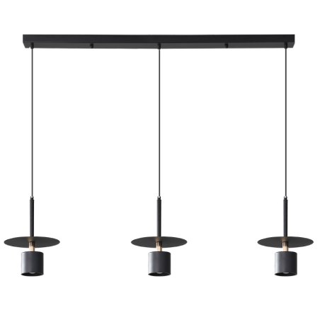 Lampa sufitowa AT35-3SZ Black – czarno-miedziana
