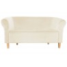 Sofa Milo MG50 kremowa z nogami buk 15 cm