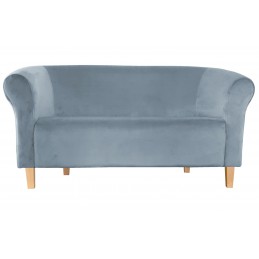 Sofa Milo BL06 szary błękit, nóżki buk