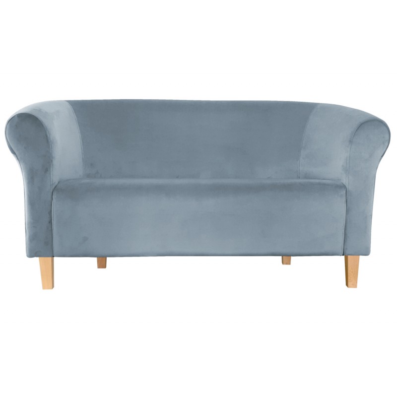 Sofa Milo BL06 szary błękit, nóżki buk