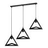 Lampa loft trójkątna AT39-3SZ-Black – industrialny styl